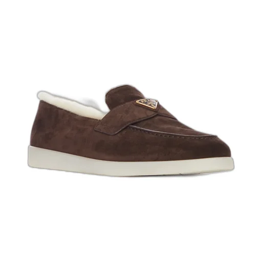 Logo Plaque Slip-On Loafers