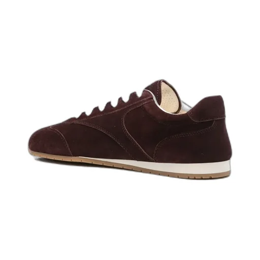 Suede Lace-Up Sneakers