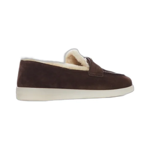 Logo Plaque Slip-On Loafers