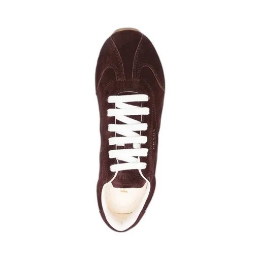 Suede Lace-Up Sneakers