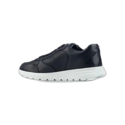 Triangle-Logo Lace-Up Sneakers