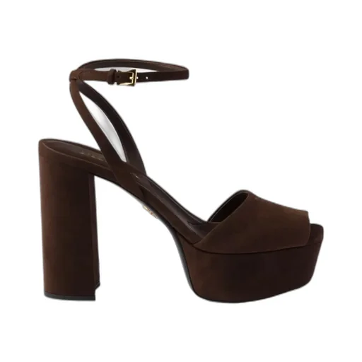 Suede Platform Sandals