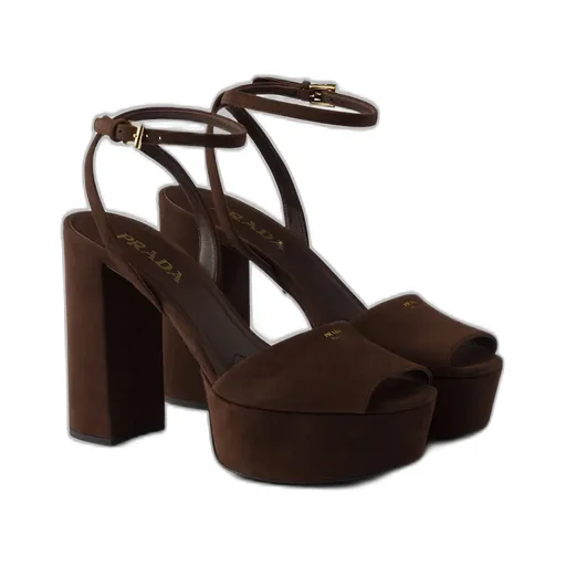 Suede Platform Sandals