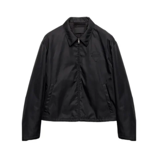 Triangle-Patch Zipped Jacket