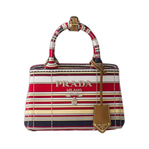 JardiniÈRe Striped Cotton Canvas Mini-Bag