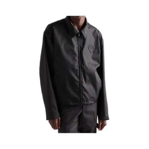 Triangle-Patch Zipped Jacket