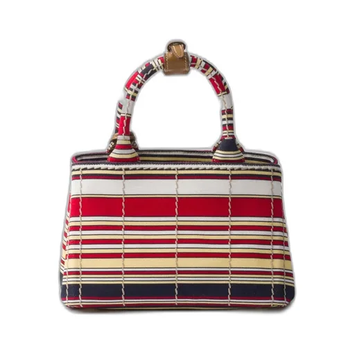 JardiniÈRe Striped Cotton Canvas Mini-Bag