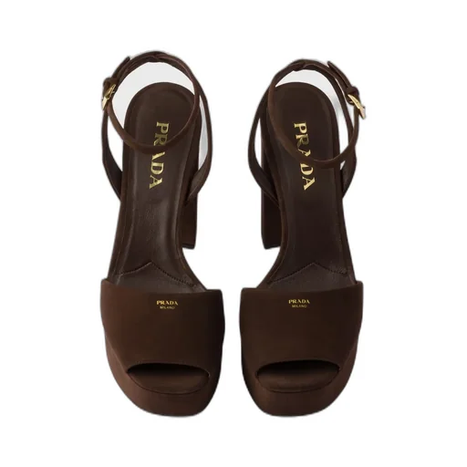 Suede Platform Sandals