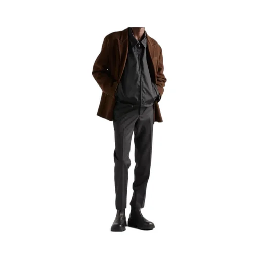 Triangle-Patch Zipped Jacket