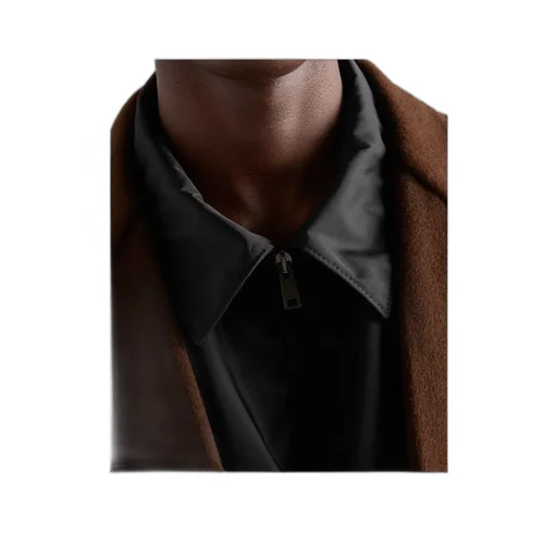 Triangle-Patch Zipped Jacket