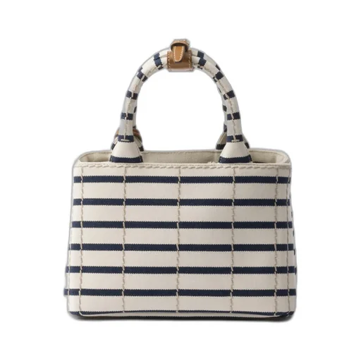 JardiniÈRe Striped Cotton Canvas Mini-Bag