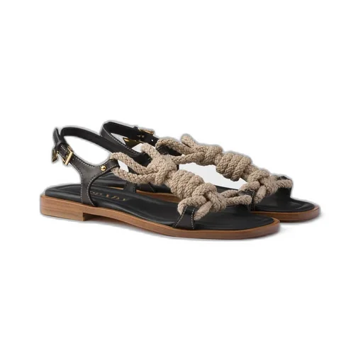 Knotted Detailed Open Toe Sandals