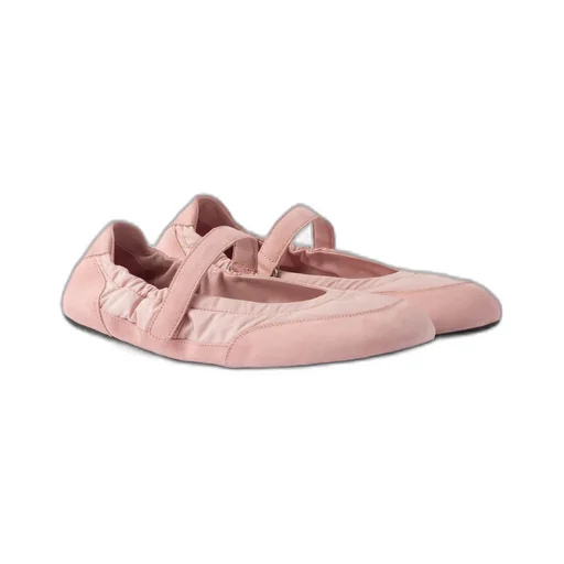 Round-Toe Mary Jane Ballerinas