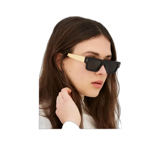 Francis Slim Square-Frame Sunglasses