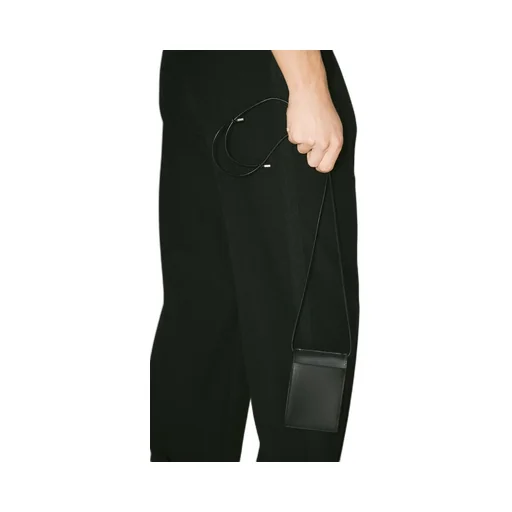 Logo Printed Foldover Top Shoulder Bag