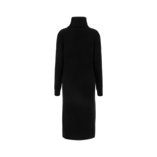 High Neck Long-Sleeved Knitted Top