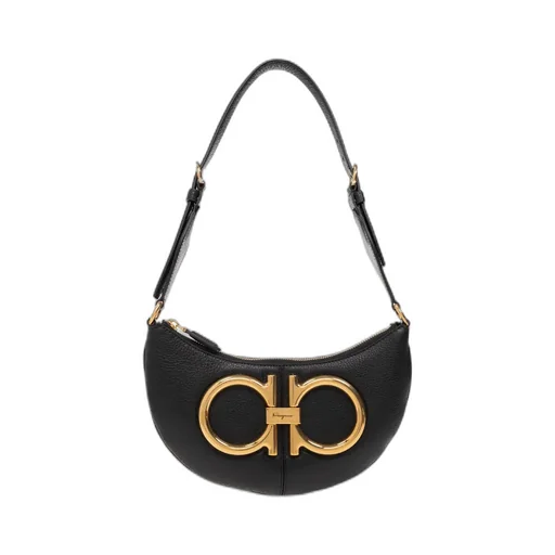 Gancio Leather Shoulder Bag