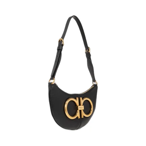 Gancio Leather Shoulder Bag