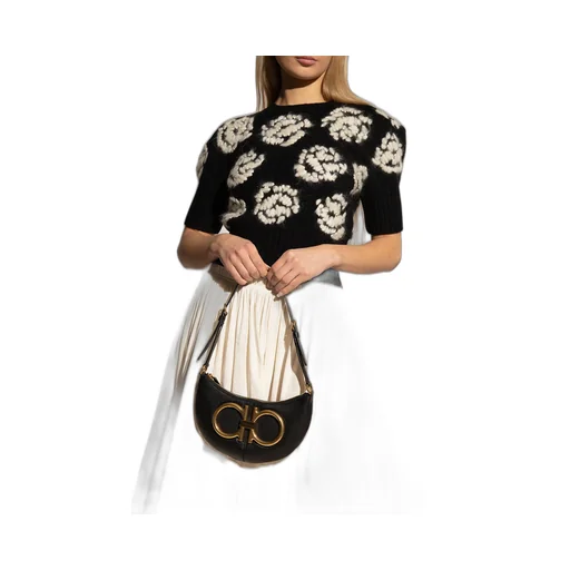 Gancio Leather Shoulder Bag