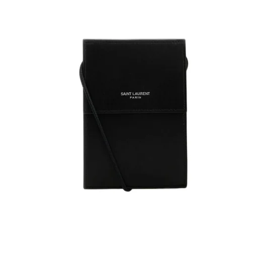 Logo Printed Foldover Top Shoulder Bag