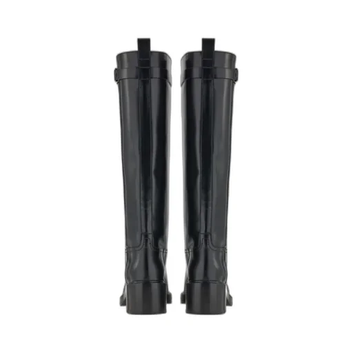 Gancini Round-Toe Knee Boots
