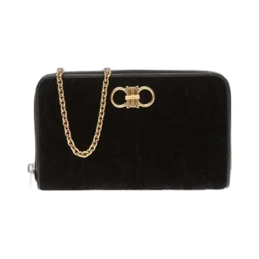 Logo Embossed Shoulder Bag
