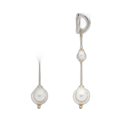 Gancini Pearl Pendant Earrings