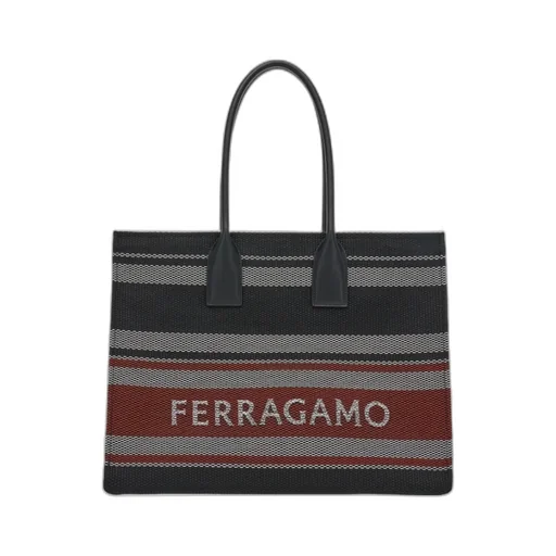 Logo Jacquard Signature Tote Bag