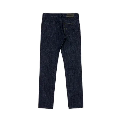Belt Loop Denim Trousers