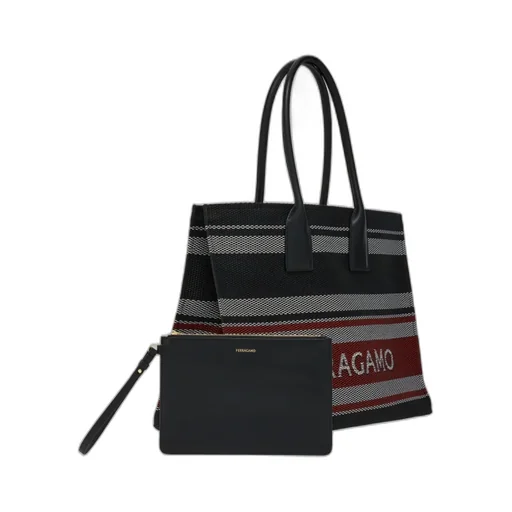Logo Jacquard Signature Tote Bag