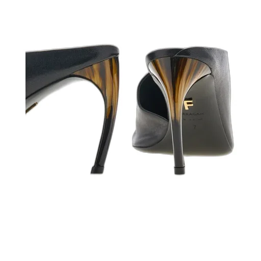 Curved Open-Toe Mules