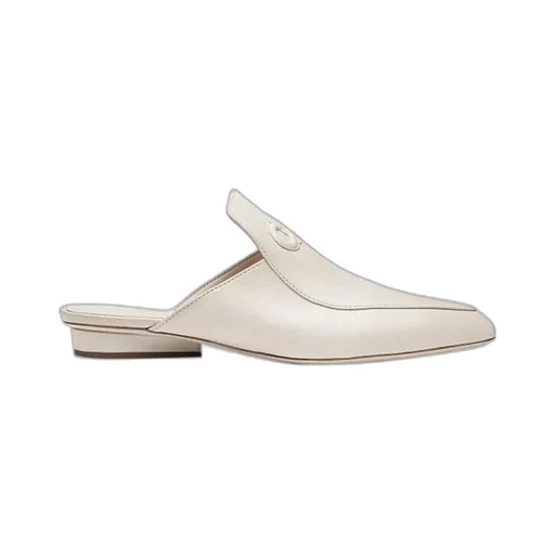 Logo Flat-Soled Muller Shoes