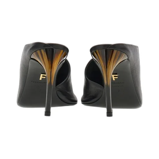 Curved Open-Toe Mules