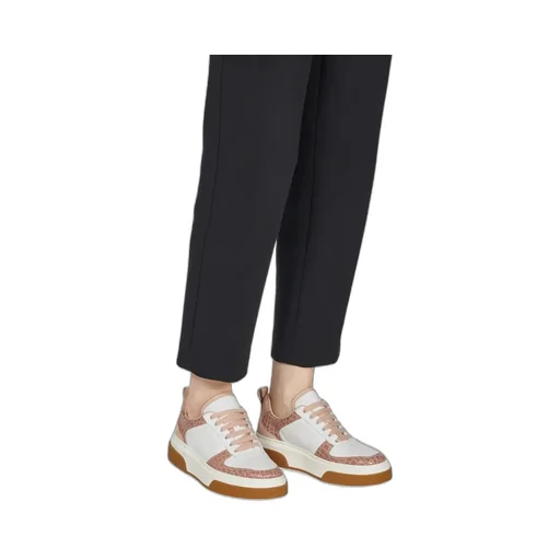 Colourblock Lace-Up Sneakers