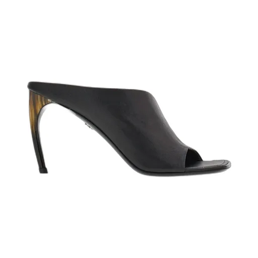 Curved Open-Toe Mules
