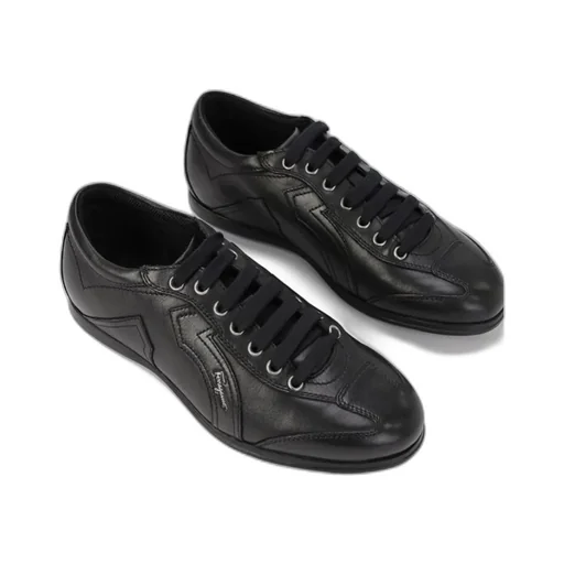 Logo-Lacing Casual Sneakers