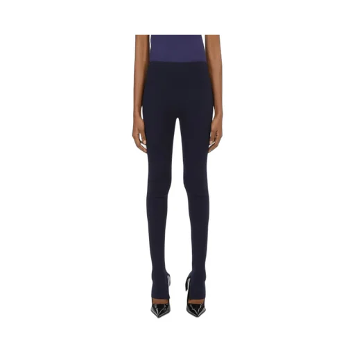 Logo Plaque Stretched Trousers