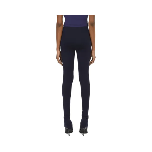Logo Plaque Stretched Trousers