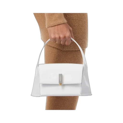 Logo Detailed Foldover Top Tote Bag