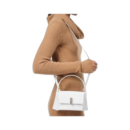 Logo Detailed Foldover Top Tote Bag