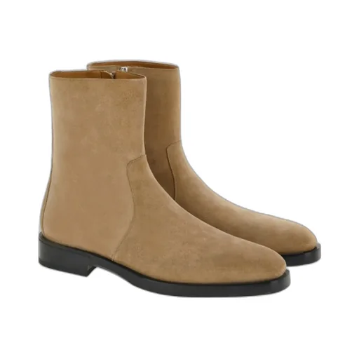 Side-Zip Ankle Boots