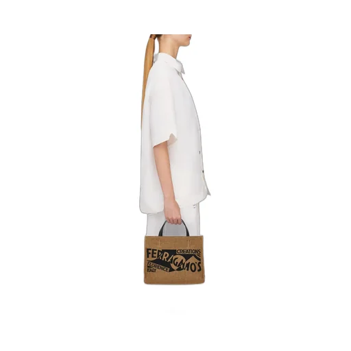 Logo Jacquard Tote Bag