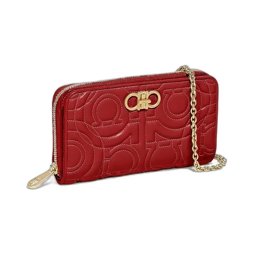 Embossed Chain Wallet