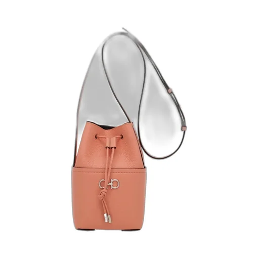 Gancini Mini Drawstring Bucket Bag