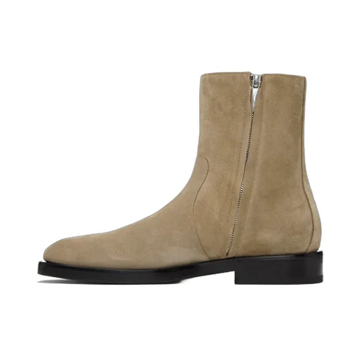 Side-Zip Ankle Boots