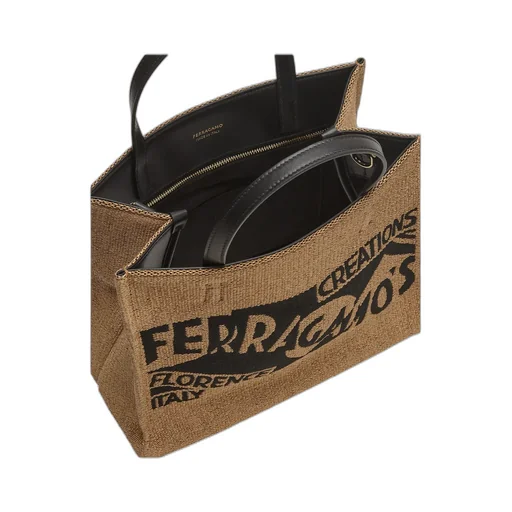 Logo Jacquard Tote Bag