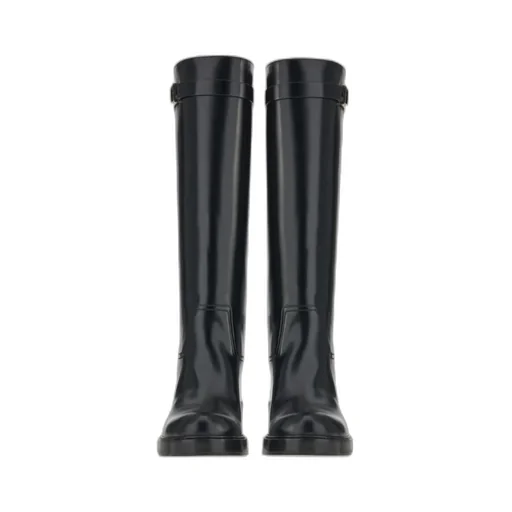 Gancini Round-Toe Knee Boots