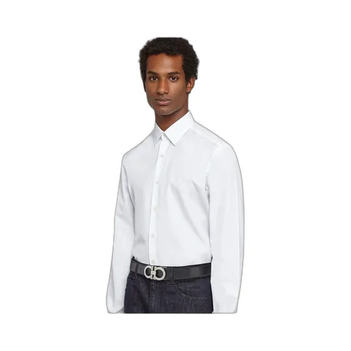 Reversible Gancini Buckle Belt