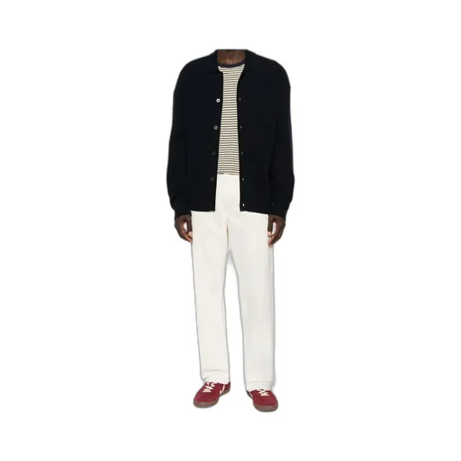 Button Long-Sleeved Sweater