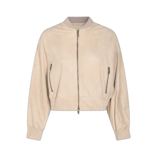 Zip-Up Leather Jacket